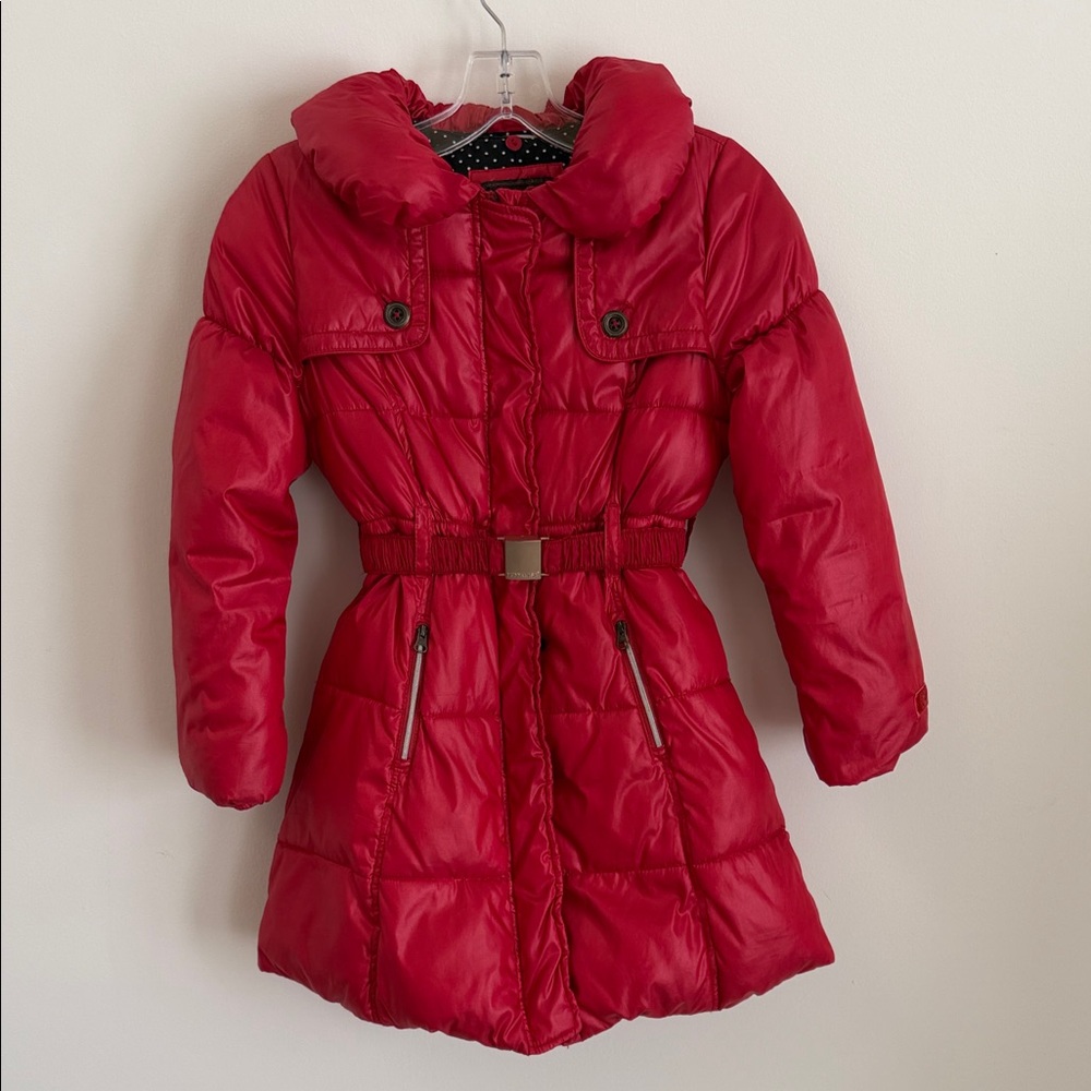 Catimini Vibrant Red Puffer Jacket for Kids